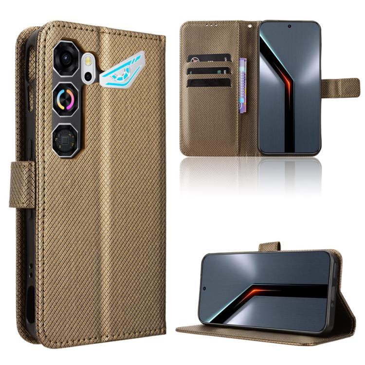 Diamond Texture Leather Phone Case, For ZTE Kantan Sumaho5 A601ZT, For ZTE nubia Neo 5 Pro 5G, For ZTE nubia Neo 5 5G, For ZTE nubia P9 Pro 5G / Optus X Pro 2 5G, For ZTE nubia Neo 5 GT 5G, For ZTE Optus X Value 5G, For ZTE nubia RedMagic 11 Air       ...