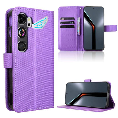Diamond Texture Leather Phone Case, For ZTE Kantan Sumaho5 A601ZT, For ZTE nubia Neo 5 Pro 5G, For ZTE nubia Neo 5 5G, For ZTE nubia P9 Pro 5G / Optus X Pro 2 5G, For ZTE nubia Neo 5 GT 5G, For ZTE Optus X Value 5G, For ZTE nubia RedMagic 11 Air       ...
