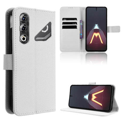 Diamond Texture Leather Phone Case, For ZTE Kantan Sumaho5 A601ZT, For ZTE nubia Neo 5 Pro 5G, For ZTE nubia Neo 5 5G, For ZTE nubia P9 Pro 5G / Optus X Pro 2 5G, For ZTE nubia Neo 5 GT 5G, For ZTE Optus X Value 5G, For ZTE nubia RedMagic 11 Air       ...