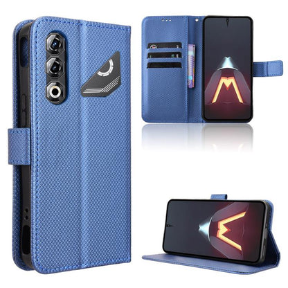 Diamond Texture Leather Phone Case, For ZTE Kantan Sumaho5 A601ZT, For ZTE nubia Neo 5 Pro 5G, For ZTE nubia Neo 5 5G, For ZTE nubia P9 Pro 5G / Optus X Pro 2 5G, For ZTE nubia Neo 5 GT 5G, For ZTE Optus X Value 5G, For ZTE nubia RedMagic 11 Air       ...