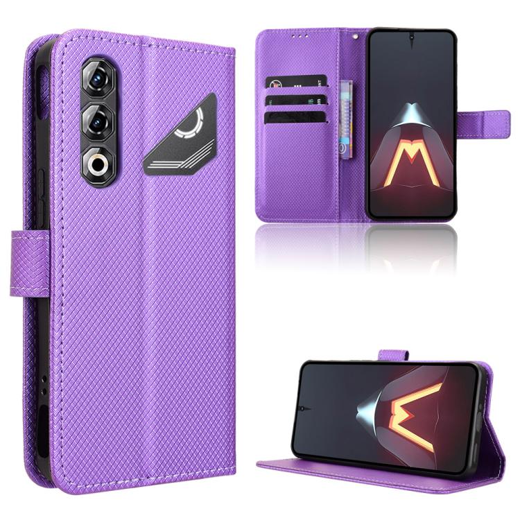 Diamond Texture Leather Phone Case, For ZTE Kantan Sumaho5 A601ZT, For ZTE nubia Neo 5 Pro 5G, For ZTE nubia Neo 5 5G, For ZTE nubia P9 Pro 5G / Optus X Pro 2 5G, For ZTE nubia Neo 5 GT 5G, For ZTE Optus X Value 5G, For ZTE nubia RedMagic 11 Air       ...