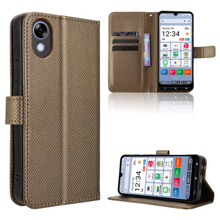 Diamond Texture Leather Phone Case, For ZTE Kantan Sumaho5 A601ZT, For ZTE nubia Neo 5 Pro 5G, For ZTE nubia Neo 5 5G, For ZTE nubia P9 Pro 5G / Optus X Pro 2 5G, For ZTE nubia Neo 5 GT 5G, For ZTE Optus X Value 5G, For ZTE nubia RedMagic 11 Air       ...