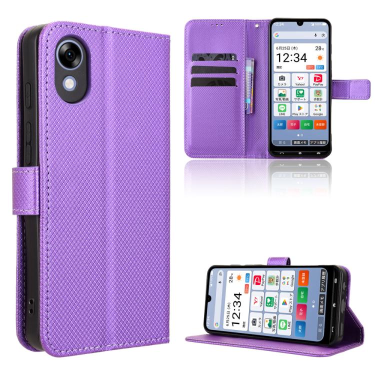 Diamond Texture Leather Phone Case, For ZTE Kantan Sumaho5 A601ZT, For ZTE nubia Neo 5 Pro 5G, For ZTE nubia Neo 5 5G, For ZTE nubia P9 Pro 5G / Optus X Pro 2 5G, For ZTE nubia Neo 5 GT 5G, For ZTE Optus X Value 5G, For ZTE nubia RedMagic 11 Air       ...