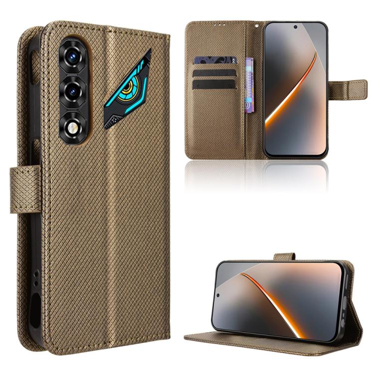 Diamond Texture Leather Phone Case, For ZTE Kantan Sumaho5 A601ZT, For ZTE nubia Neo 5 Pro 5G, For ZTE nubia Neo 5 5G, For ZTE nubia P9 Pro 5G / Optus X Pro 2 5G, For ZTE nubia Neo 5 GT 5G, For ZTE Optus X Value 5G, For ZTE nubia RedMagic 11 Air       ...