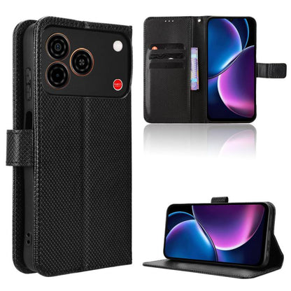 Diamond Texture Leather Phone Case, For ZTE nubia A57 4G, For ZTE nubia Air Pro 5G, For ZTE Kantan Sumaho5 A601ZT, For ZTE nubia Neo 5 Pro 5G, For ZTE nubia Neo 5 5G, For ZTE nubia P9 Pro 5G / Optus X Pro 2 5G, For ZTE nubia Neo 5 GT 5G                ...