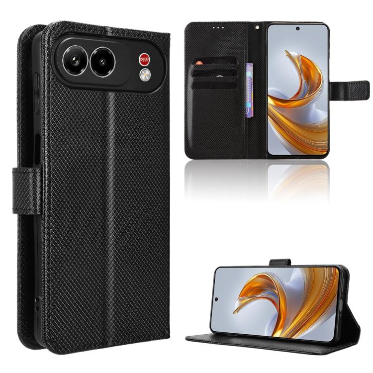 Diamond Texture Leather Phone Case, For ZTE nubia A57 4G, For ZTE nubia Air Pro 5G, For ZTE Kantan Sumaho5 A601ZT, For ZTE nubia Neo 5 Pro 5G, For ZTE nubia Neo 5 5G, For ZTE nubia P9 Pro 5G / Optus X Pro 2 5G, For ZTE nubia Neo 5 GT 5G                ...