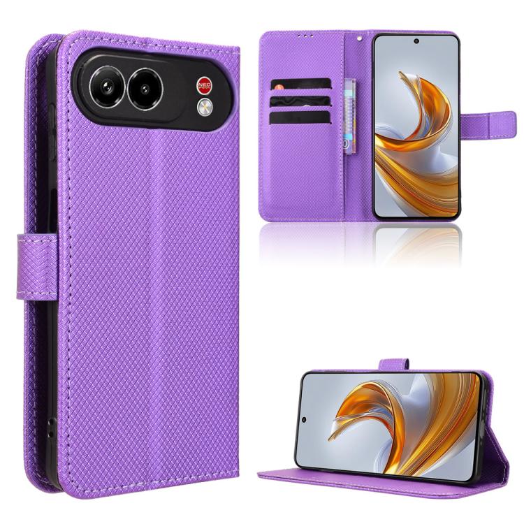 Diamond Texture Leather Phone Case, For ZTE nubia A57 4G, For ZTE nubia Air Pro 5G, For ZTE Kantan Sumaho5 A601ZT, For ZTE nubia Neo 5 Pro 5G, For ZTE nubia Neo 5 5G, For ZTE nubia P9 Pro 5G / Optus X Pro 2 5G, For ZTE nubia Neo 5 GT 5G                ...