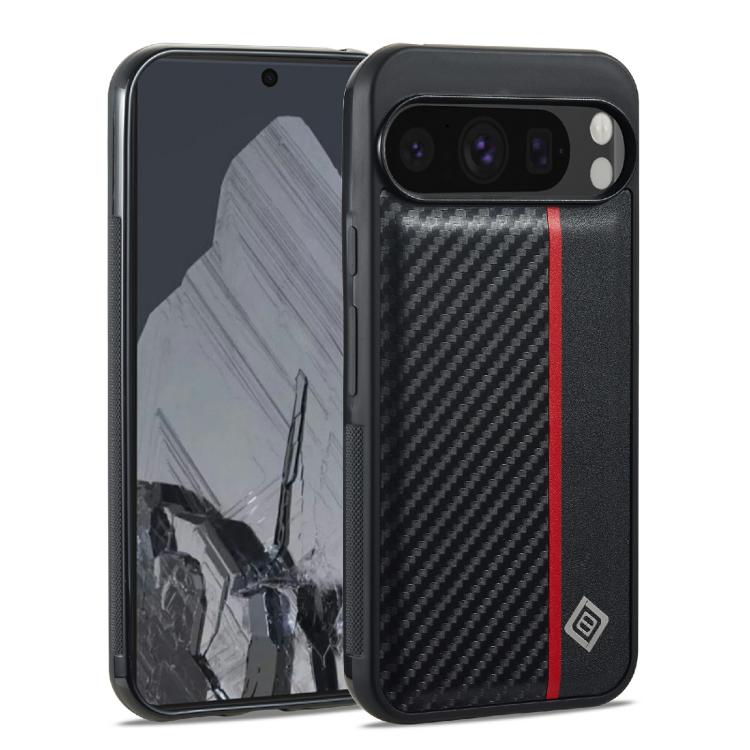 LC.IMEEKE 3 in 1 Carbon Fiber Texture Shockproof Phone Case, For Google Pixel 10 Pro XL, For Google Pixel 10 / 10 Pro, For Google Pixel 9a, For Google Pixel 9 Pro XL, For Google Pixel 9 / 9 Pro, For Google Pixel 8, For Google Pixel Fold                ...