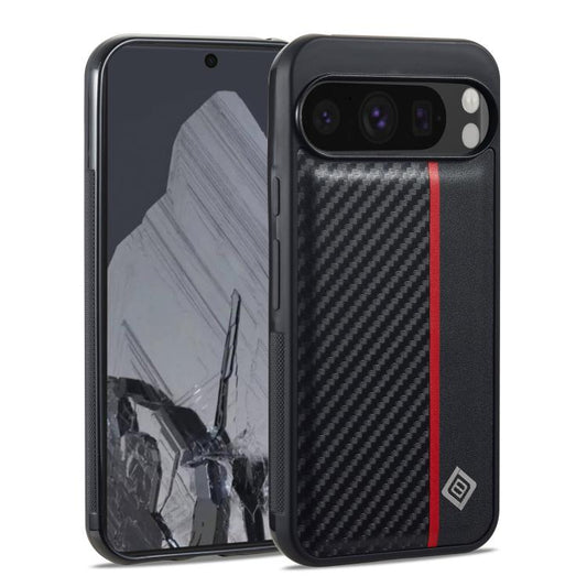 LC.IMEEKE 3 in 1 Carbon Fiber Texture Shockproof Phone Case, For Google Pixel 11 Pro XL, For Google Pixel 11 / 11 Pro, For Google Pixel 10 Pro XL, For Google Pixel 10 / 10 Pro, For Google Pixel 9a, For Google Pixel 9 Pro XL, For Google Pixel 9 / 9 Pro ...
