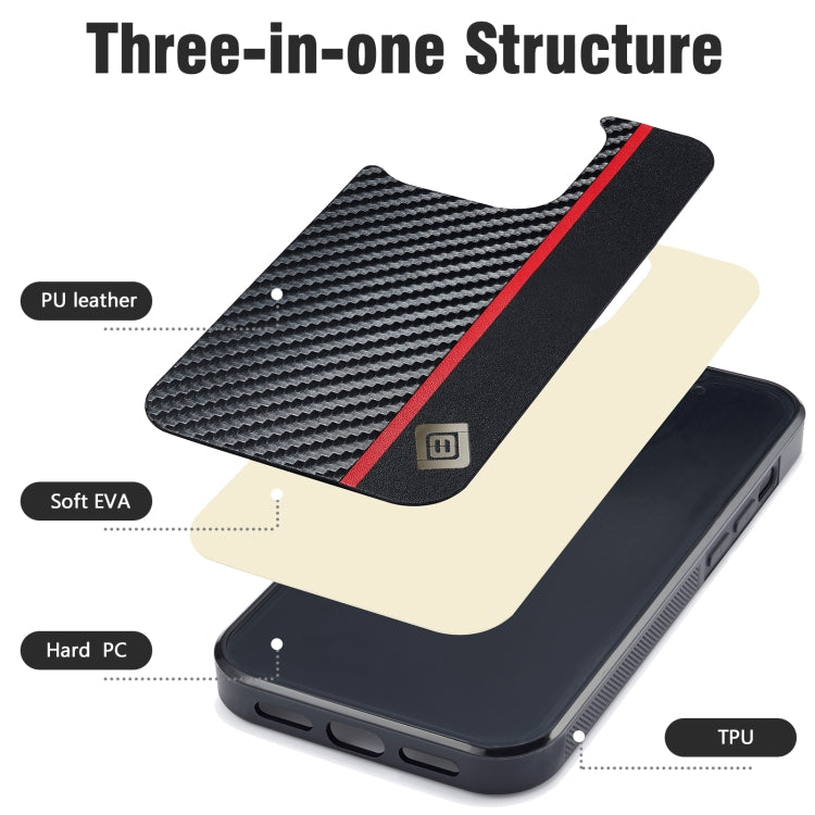 LC.IMEEKE 3 in 1 Carbon Fiber Texture Shockproof Phone Case, For Google Pixel 10 Pro XL, For Google Pixel 10 / 10 Pro, For Google Pixel 9a, For Google Pixel 9 Pro XL, For Google Pixel 9 / 9 Pro, For Google Pixel 8, For Google Pixel Fold                ...