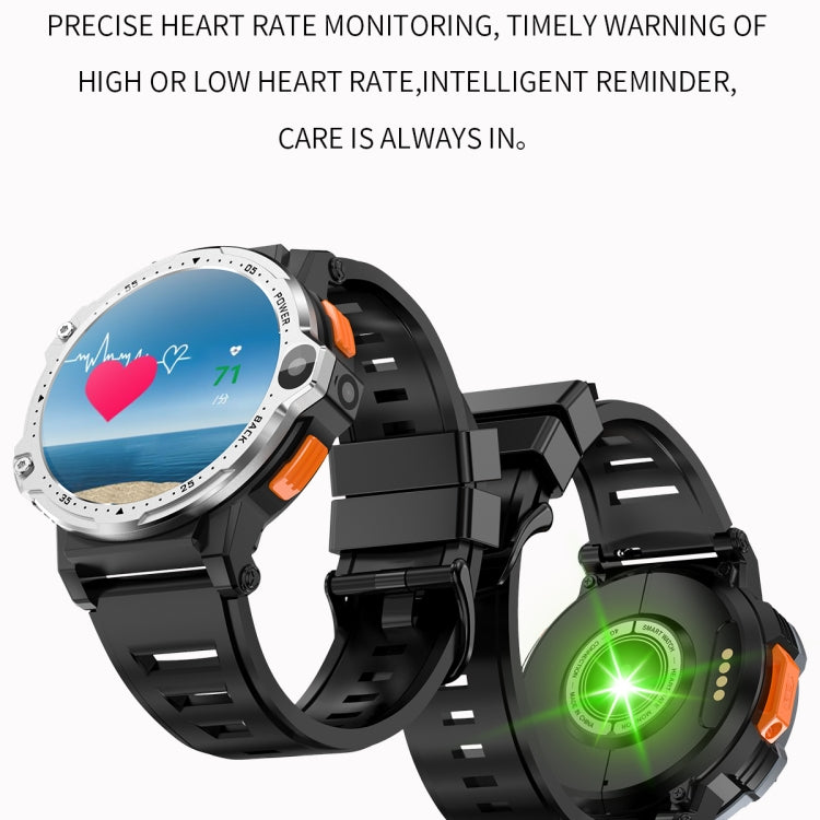 ZGP PG999 1.54 inch HD Round Screen 4G Smart Watch Android 8.1, 2GB+16GB, 4GB+64GB