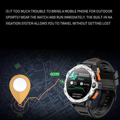ZGP PG999 1.54 inch HD Round Screen 4G Smart Watch Android 8.1, 2GB+16GB, 4GB+64GB