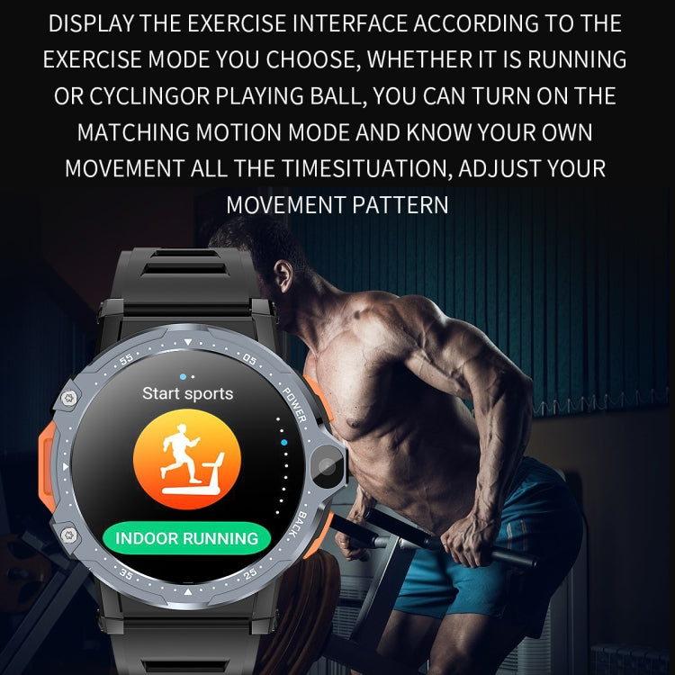 ZGP PG999 1.54 inch HD Round Screen 4G Smart Watch Android 8.1, 2GB+16GB, 4GB+64GB