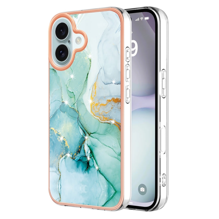 Electroplating Marble Pattern Dual-side IMD TPU Shockproof Phone Case
