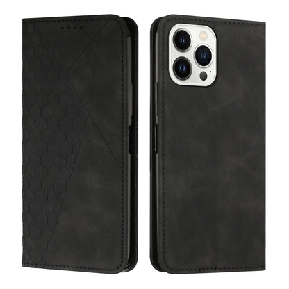 Diamond Splicing Skin Feel Magnetic Leather Phone Case