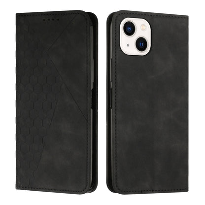 Diamond Splicing Skin Feel Magnetic Leather Phone Case