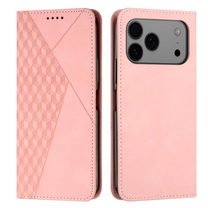 Diamond Splicing Skin Feel Magnetic Leather Phone Case, For iPhone 18 Pro / 17 Pro, For iPhone 18 Pro Max / 17 Pro Max, For iPhone 17, For iPhone 17 Air, For iPhone 15 Pro Max, For iPhone 15 Pro, For iPhone 15 Plus, For iPhone 15