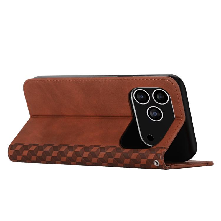 Diamond Splicing Skin Feel Magnetic Leather Phone Case, For iPhone 18 Pro / 17 Pro, For iPhone 18 Pro Max / 17 Pro Max, For iPhone 17, For iPhone 17 Air, For iPhone 15 Pro Max, For iPhone 15 Pro, For iPhone 15 Plus, For iPhone 15