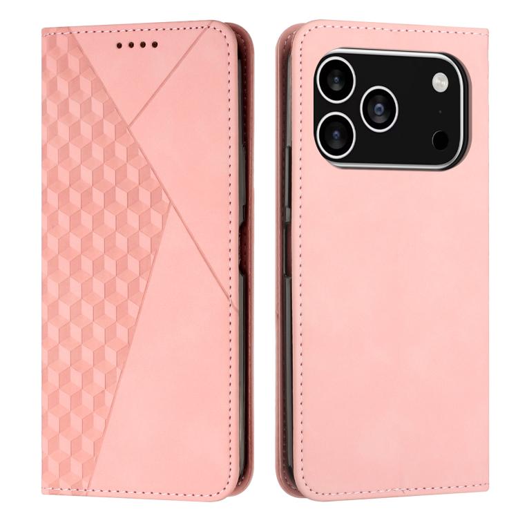 Diamond Splicing Skin Feel Magnetic Leather Phone Case, For iPhone 18 Pro / 17 Pro, For iPhone 18 Pro Max / 17 Pro Max, For iPhone 17, For iPhone 17 Air, For iPhone 15 Pro Max, For iPhone 15 Pro, For iPhone 15 Plus, For iPhone 15