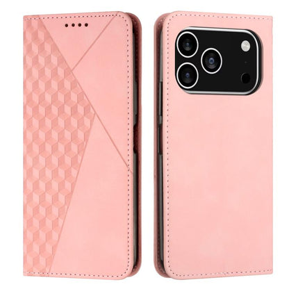 Diamond Splicing Skin Feel Magnetic Leather Phone Case, For iPhone 18 Pro / 17 Pro, For iPhone 18 Pro Max / 17 Pro Max, For iPhone 17, For iPhone 17 Air, For iPhone 15 Pro Max, For iPhone 15 Pro, For iPhone 15 Plus, For iPhone 15