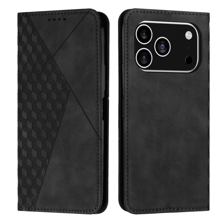 Diamond Splicing Skin Feel Magnetic Leather Phone Case, For iPhone 18 Pro / 17 Pro, For iPhone 18 Pro Max / 17 Pro Max, For iPhone 17, For iPhone 17 Air, For iPhone 15 Pro Max, For iPhone 15 Pro, For iPhone 15 Plus, For iPhone 15