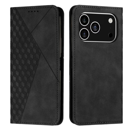 Diamond Splicing Skin Feel Magnetic Leather Phone Case, For iPhone 18 Pro / 17 Pro, For iPhone 18 Pro Max / 17 Pro Max, For iPhone 17, For iPhone 17 Air, For iPhone 15 Pro Max, For iPhone 15 Pro, For iPhone 15 Plus, For iPhone 15