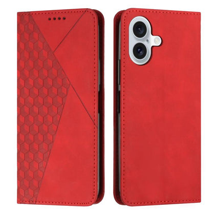 Diamond Splicing Skin Feel Magnetic Leather Phone Case, For iPhone 18 Pro / 17 Pro, For iPhone 18 Pro Max / 17 Pro Max, For iPhone 17, For iPhone 17 Air, For iPhone 15 Pro Max, For iPhone 15 Pro, For iPhone 15 Plus, For iPhone 15