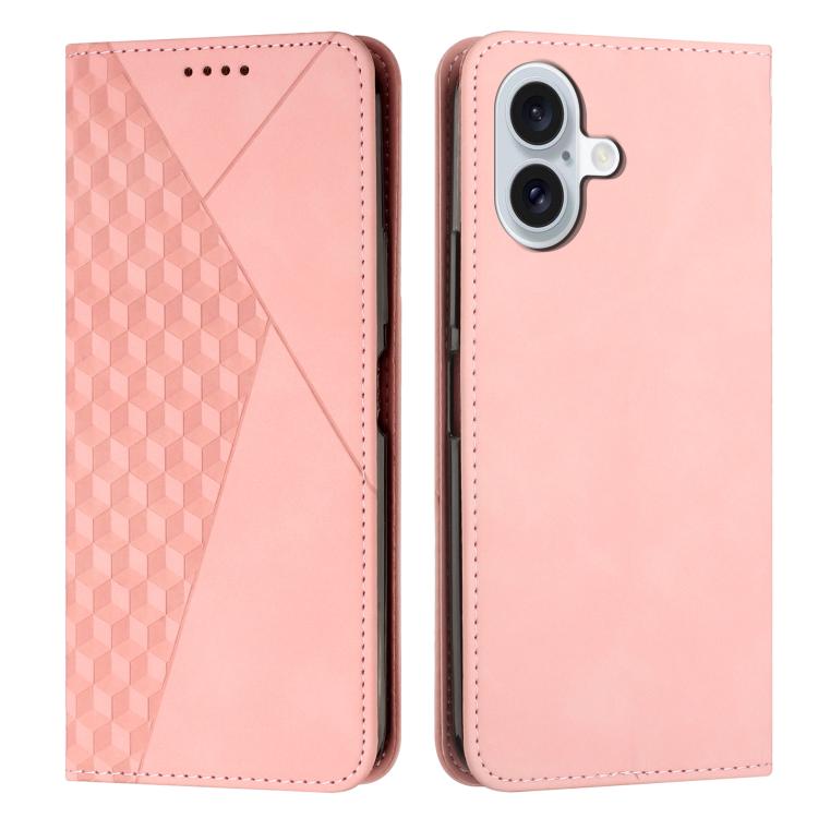 Diamond Splicing Skin Feel Magnetic Leather Phone Case, For iPhone 18 Pro / 17 Pro, For iPhone 18 Pro Max / 17 Pro Max, For iPhone 17, For iPhone 17 Air, For iPhone 15 Pro Max, For iPhone 15 Pro, For iPhone 15 Plus, For iPhone 15