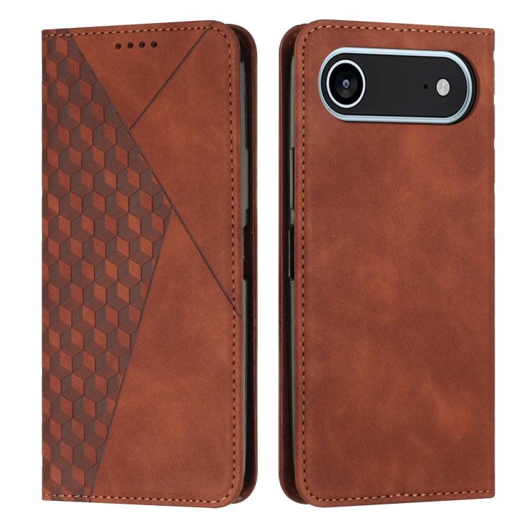 Diamond Splicing Skin Feel Magnetic Leather Phone Case, For iPhone 18 Pro / 17 Pro, For iPhone 18 Pro Max / 17 Pro Max, For iPhone 17, For iPhone 17 Air, For iPhone 15 Pro Max, For iPhone 15 Pro, For iPhone 15 Plus, For iPhone 15