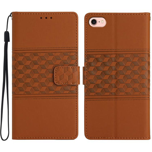 Diamond Embossed Skin Feel Leather Phone Case, For iPhone 16e / 17e, For iPhone 17 Pro Max, For iPhone 17 Pro, For iPhone 17, For iPhone Air, For iPhone 16 Pro Max, For iPhone 16 Pro, For iPhone 16 Plus, For iPhone 16, For iPhone 15 Pro Max            ...