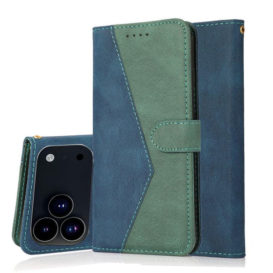 Dual-color Stitching Leather Phone Case, For iPhone 18 Pro / 17 Pro, For iPhone 18 Pro Max / 17 Pro Max, For iPhone 17, For iPhone Air, For iPhone 16e / 17e, For iPhone 16 Pro Max, For iPhone 16 Pro, For iPhone 16 Plus, For iPhone 16                   ...
