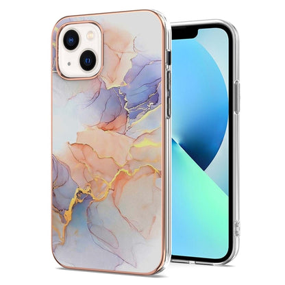 Electroplating Pattern IMD TPU Shockproof Case, For iPhone 16 Pro Max, For iPhone 16 Pro, For iPhone 16 Plus, For iPhone 16, For iPhone 15 Pro Max, For iPhone 15 Pro, For iPhone 15 Plus, For iPhone 15
