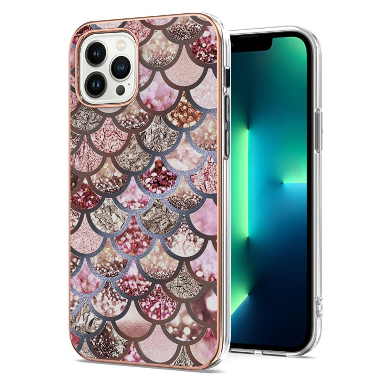 Electroplating Pattern IMD TPU Shockproof Case, For iPhone 16 Pro Max, For iPhone 16 Pro, For iPhone 16 Plus, For iPhone 16, For iPhone 15 Pro Max, For iPhone 15 Pro, For iPhone 15 Plus, For iPhone 15