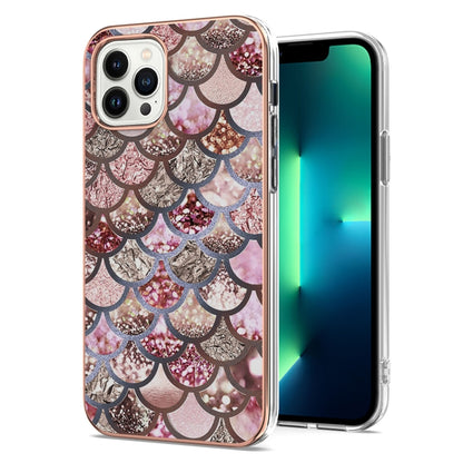 Electroplating Pattern IMD TPU Shockproof Case, For iPhone 16 Pro Max, For iPhone 16 Pro, For iPhone 16 Plus, For iPhone 16, For iPhone 15 Pro Max, For iPhone 15 Pro, For iPhone 15 Plus, For iPhone 15