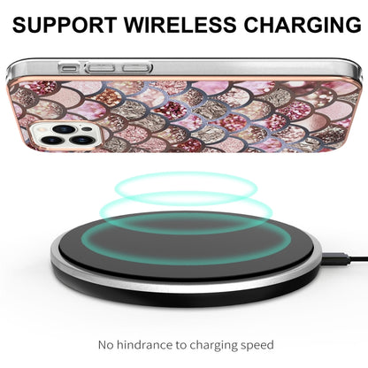 Electroplating Pattern IMD TPU Shockproof Case, For iPhone 16 Pro Max, For iPhone 16 Pro, For iPhone 16 Plus, For iPhone 16, For iPhone 15 Pro Max, For iPhone 15 Pro, For iPhone 15 Plus, For iPhone 15