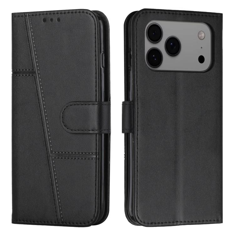 Stitching Calf Texture Buckle Leather Phone Case, For iPhone 18 Pro / 17 Pro, For iPhone 18 Pro Max / 17 Pro Max, For iPhone 17, For iPhone 17 Air, For iPhone 15 Pro Max, For iPhone 15 Pro, For iPhone 15 Plus, For iPhone 15
