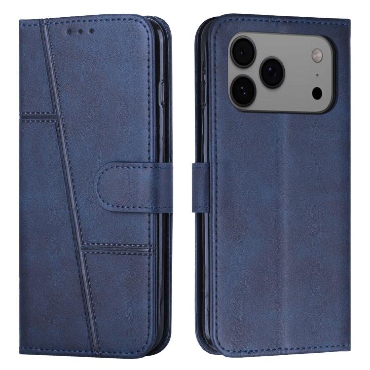 Stitching Calf Texture Buckle Leather Phone Case, For iPhone 18 Pro / 17 Pro, For iPhone 18 Pro Max / 17 Pro Max, For iPhone 17, For iPhone 17 Air, For iPhone 15 Pro Max, For iPhone 15 Pro, For iPhone 15 Plus, For iPhone 15