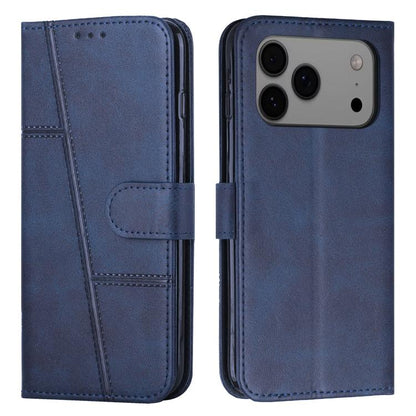 Stitching Calf Texture Buckle Leather Phone Case, For iPhone 18 Pro / 17 Pro, For iPhone 18 Pro Max / 17 Pro Max, For iPhone 17, For iPhone 17 Air, For iPhone 15 Pro Max, For iPhone 15 Pro, For iPhone 15 Plus, For iPhone 15