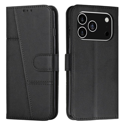 Stitching Calf Texture Buckle Leather Phone Case, For iPhone 18 Pro / 17 Pro, For iPhone 18 Pro Max / 17 Pro Max, For iPhone 17, For iPhone 17 Air, For iPhone 15 Pro Max, For iPhone 15 Pro, For iPhone 15 Plus, For iPhone 15