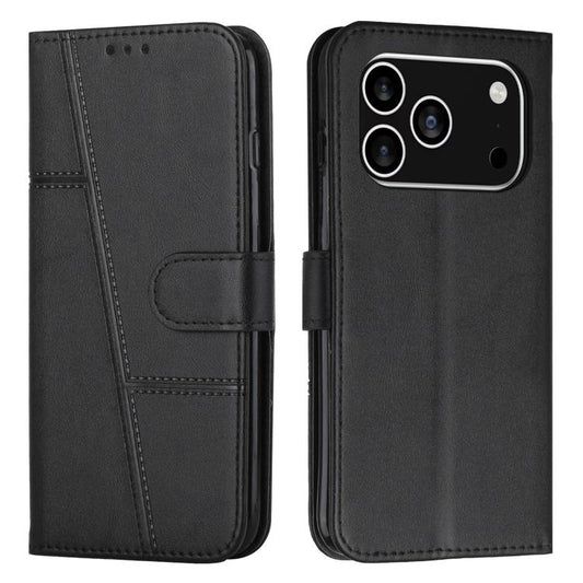 Stitching Calf Texture Buckle Leather Phone Case, For iPhone 18 Pro / 17 Pro, For iPhone 18 Pro Max / 17 Pro Max, For iPhone 17, For iPhone 17 Air, For iPhone 15 Pro Max, For iPhone 15 Pro, For iPhone 15 Plus, For iPhone 15