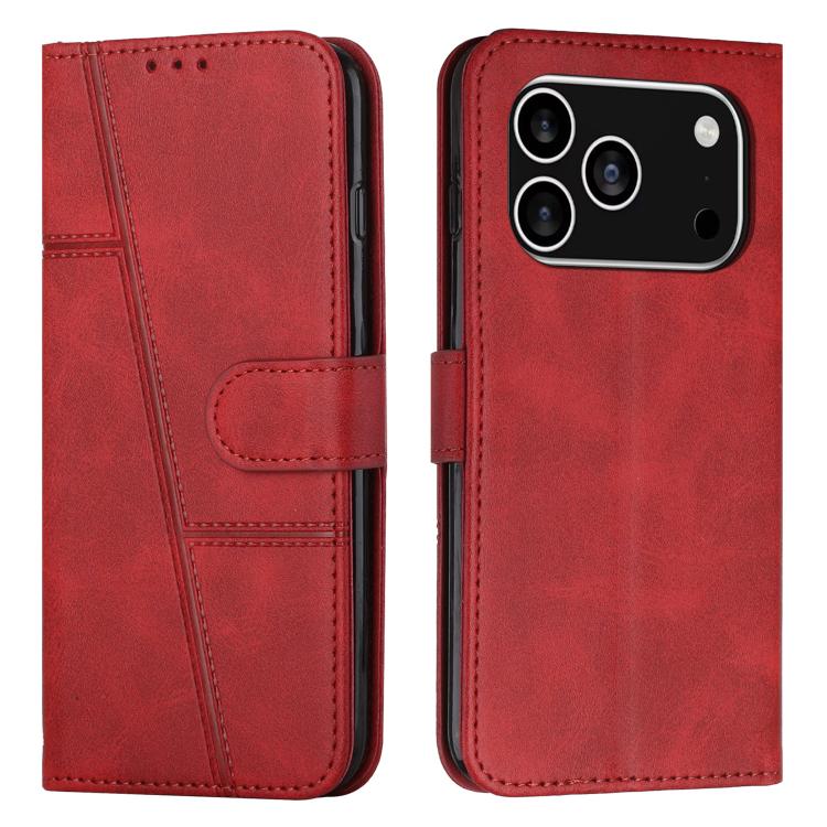 Stitching Calf Texture Buckle Leather Phone Case, For iPhone 18 Pro / 17 Pro, For iPhone 18 Pro Max / 17 Pro Max, For iPhone 17, For iPhone 17 Air, For iPhone 15 Pro Max, For iPhone 15 Pro, For iPhone 15 Plus, For iPhone 15