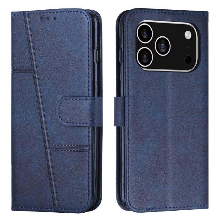 Stitching Calf Texture Buckle Leather Phone Case, For iPhone 18 Pro / 17 Pro, For iPhone 18 Pro Max / 17 Pro Max, For iPhone 17, For iPhone 17 Air, For iPhone 15 Pro Max, For iPhone 15 Pro, For iPhone 15 Plus, For iPhone 15