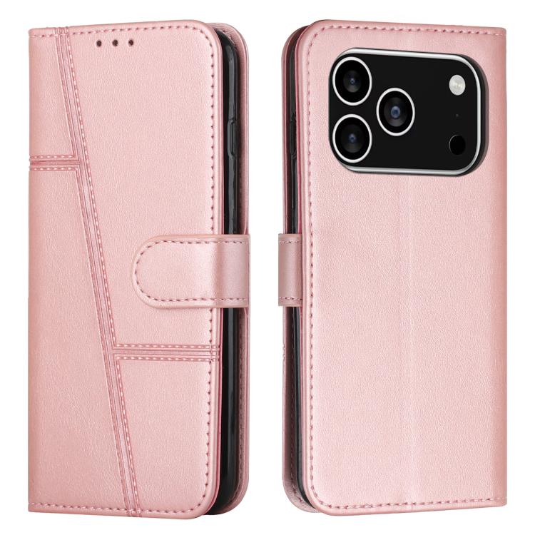 Stitching Calf Texture Buckle Leather Phone Case, For iPhone 18 Pro / 17 Pro, For iPhone 18 Pro Max / 17 Pro Max, For iPhone 17, For iPhone 17 Air, For iPhone 15 Pro Max, For iPhone 15 Pro, For iPhone 15 Plus, For iPhone 15