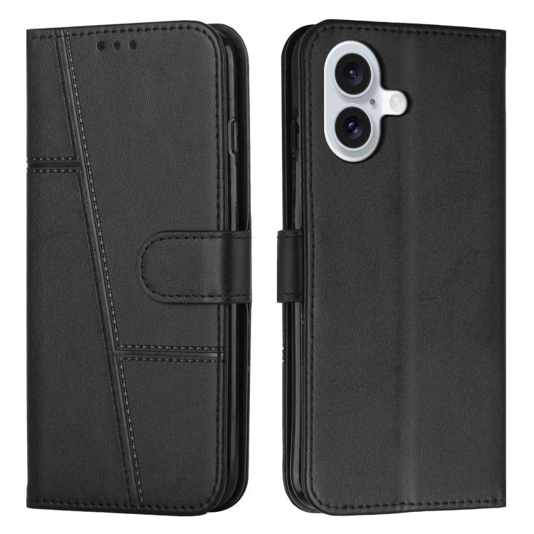 Stitching Calf Texture Buckle Leather Phone Case, For iPhone 18 Pro / 17 Pro, For iPhone 18 Pro Max / 17 Pro Max, For iPhone 17, For iPhone 17 Air, For iPhone 15 Pro Max, For iPhone 15 Pro, For iPhone 15 Plus, For iPhone 15