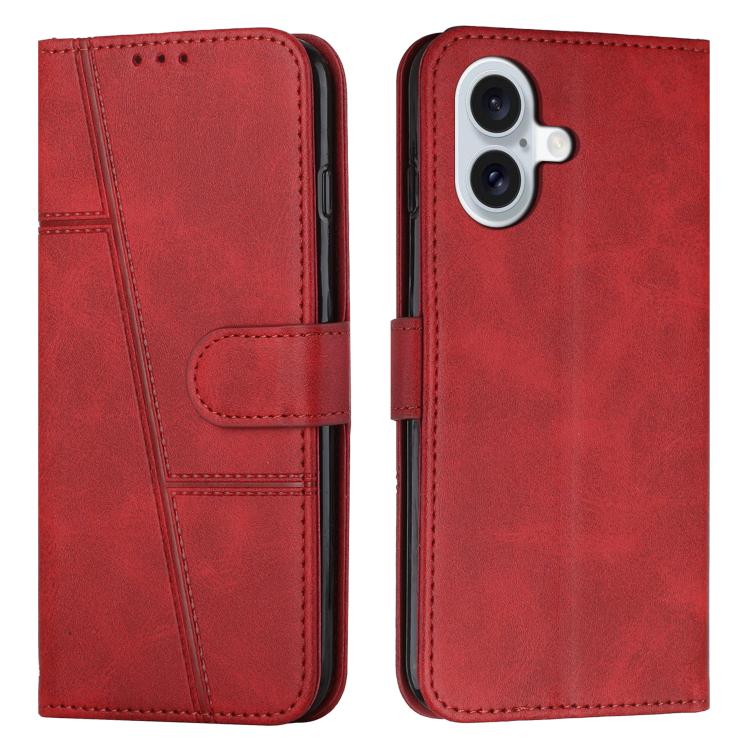 Stitching Calf Texture Buckle Leather Phone Case, For iPhone 18 Pro / 17 Pro, For iPhone 18 Pro Max / 17 Pro Max, For iPhone 17, For iPhone 17 Air, For iPhone 15 Pro Max, For iPhone 15 Pro, For iPhone 15 Plus, For iPhone 15