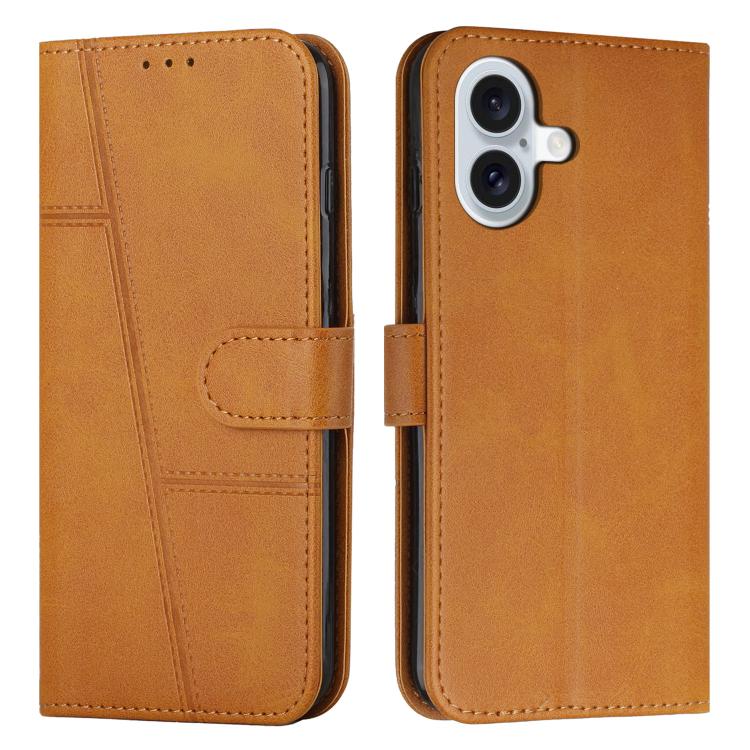 Stitching Calf Texture Buckle Leather Phone Case, For iPhone 18 Pro / 17 Pro, For iPhone 18 Pro Max / 17 Pro Max, For iPhone 17, For iPhone 17 Air, For iPhone 15 Pro Max, For iPhone 15 Pro, For iPhone 15 Plus, For iPhone 15