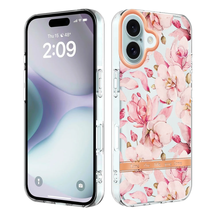 Flowers and Plants Series IMD TPU Phone Case, For iPhone 16 Pro Max, For iPhone 16 Pro, For iPhone 16 Plus, For iPhone 16, For iPhone 15 Pro Max, For iPhone 15 Pro, For iPhone 15 Plus, For iPhone 15