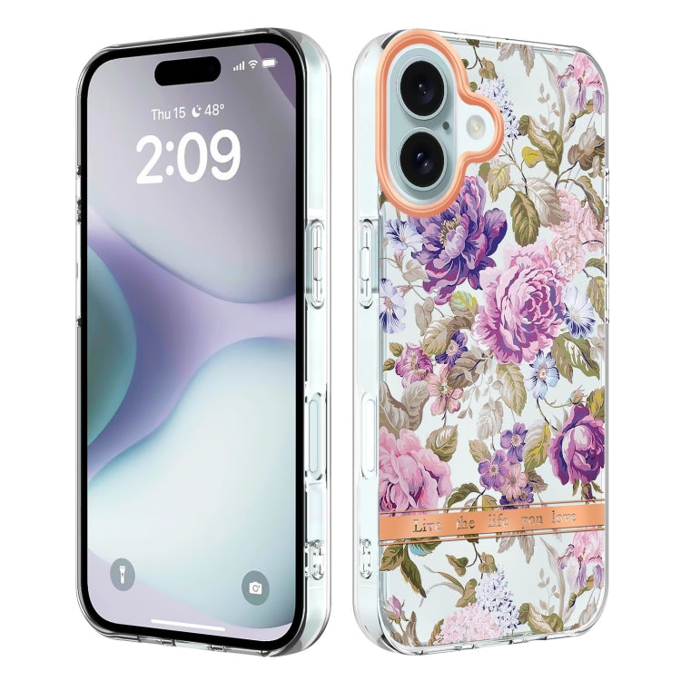 Flowers and Plants Series IMD TPU Phone Case, For iPhone 16 Pro Max, For iPhone 16 Pro, For iPhone 16 Plus, For iPhone 16, For iPhone 15 Pro Max, For iPhone 15 Pro, For iPhone 15 Plus, For iPhone 15