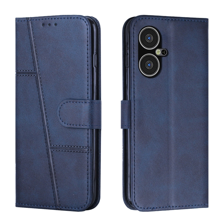 Stitching Calf Texture Buckle Leather Phone Case, For Tecno Pova Neo 3, For Tecno Pova 5 4G