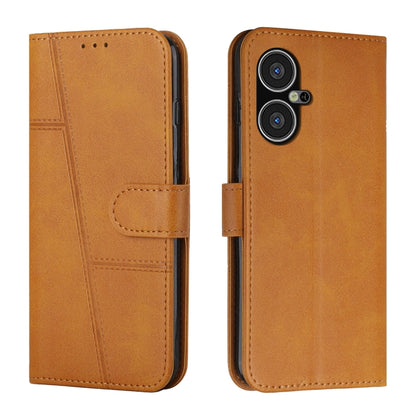 Stitching Calf Texture Buckle Leather Phone Case, For Tecno Pova Neo 3, For Tecno Pova 5 4G